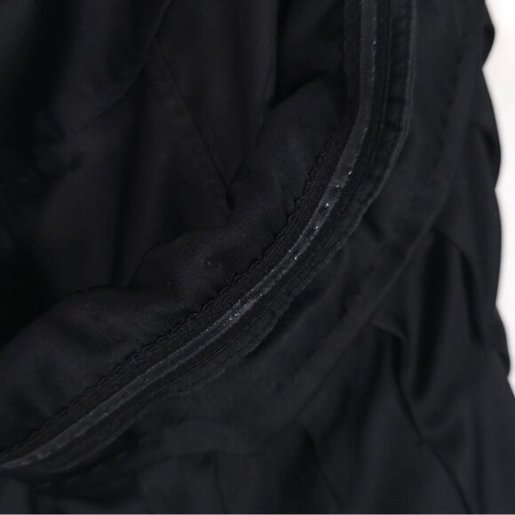 STELLA McCARTNEY ITALY MADE 100% SILK Women Mini Dress Black Strapless Size 40 - Picture 8 of 9